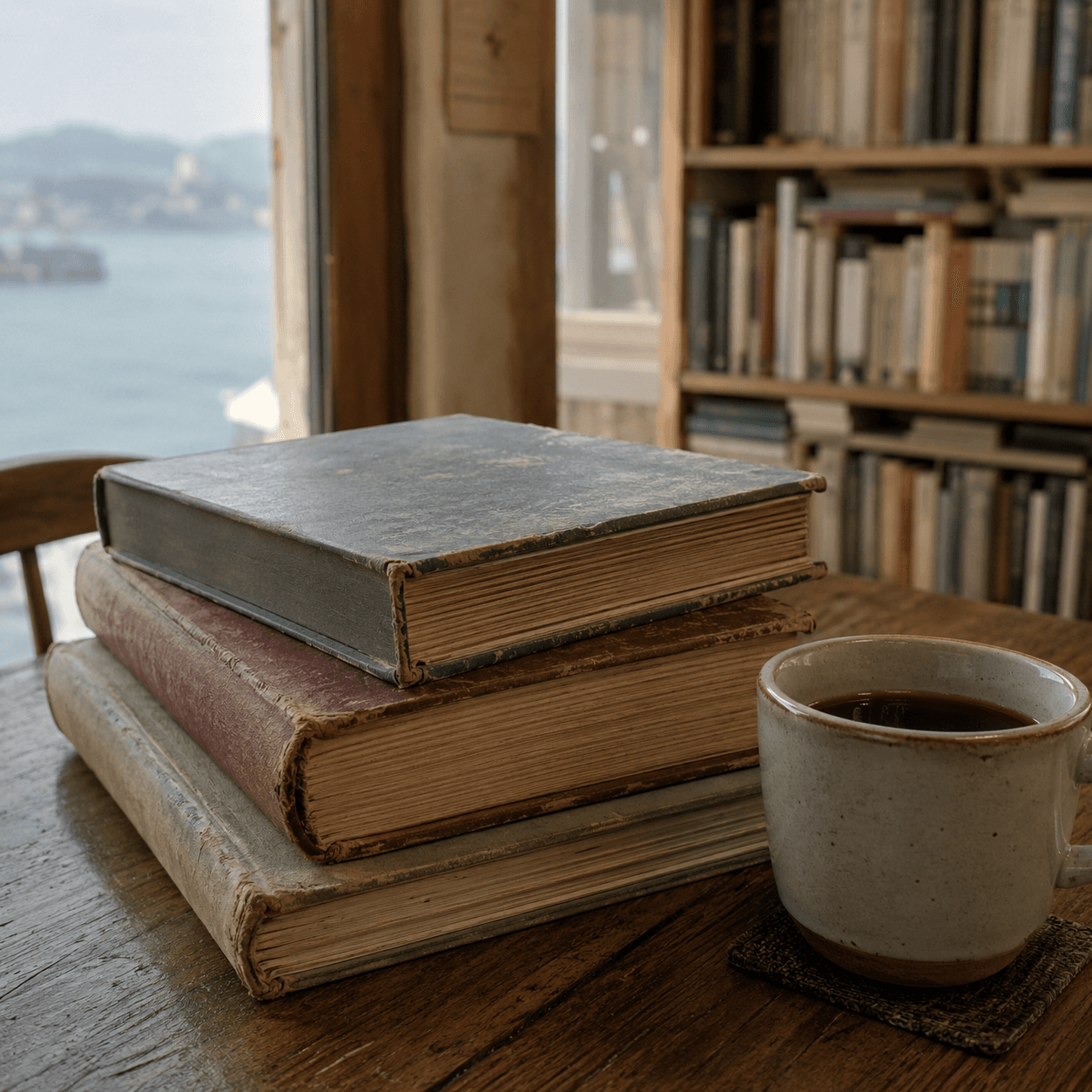 Read and leave it, Yeongdo's book café.