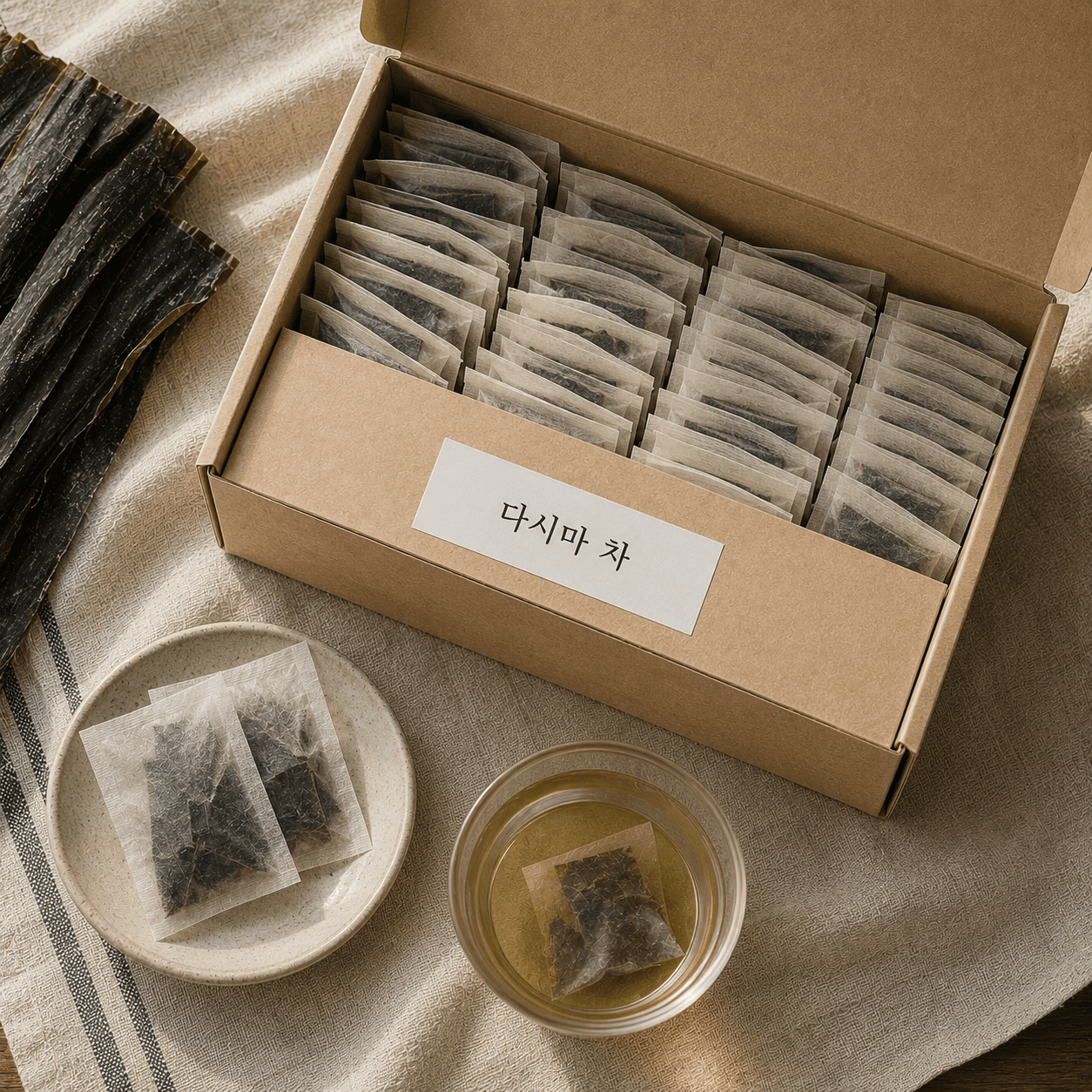 다시마 차