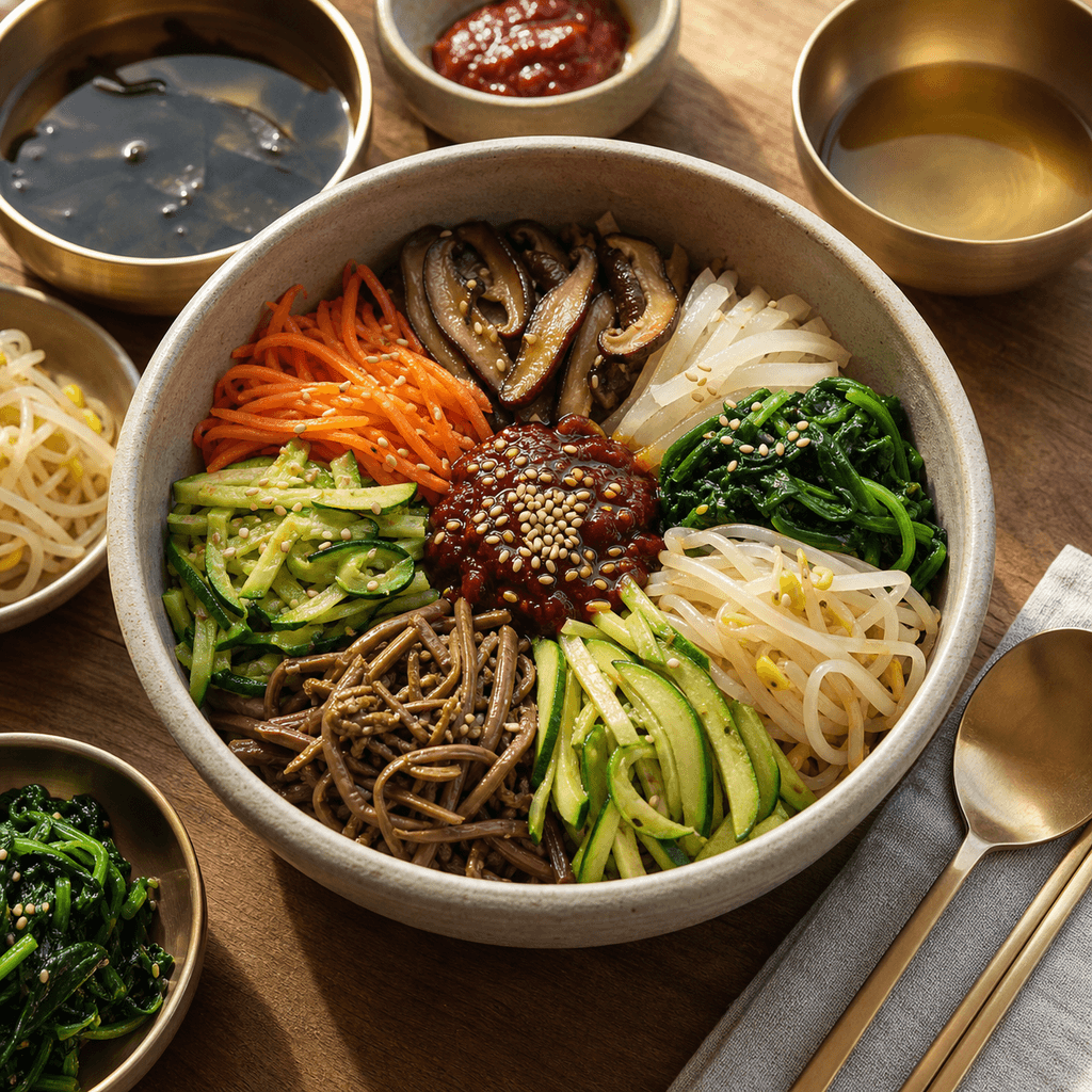 채식 비빔밥 채식상 이미지